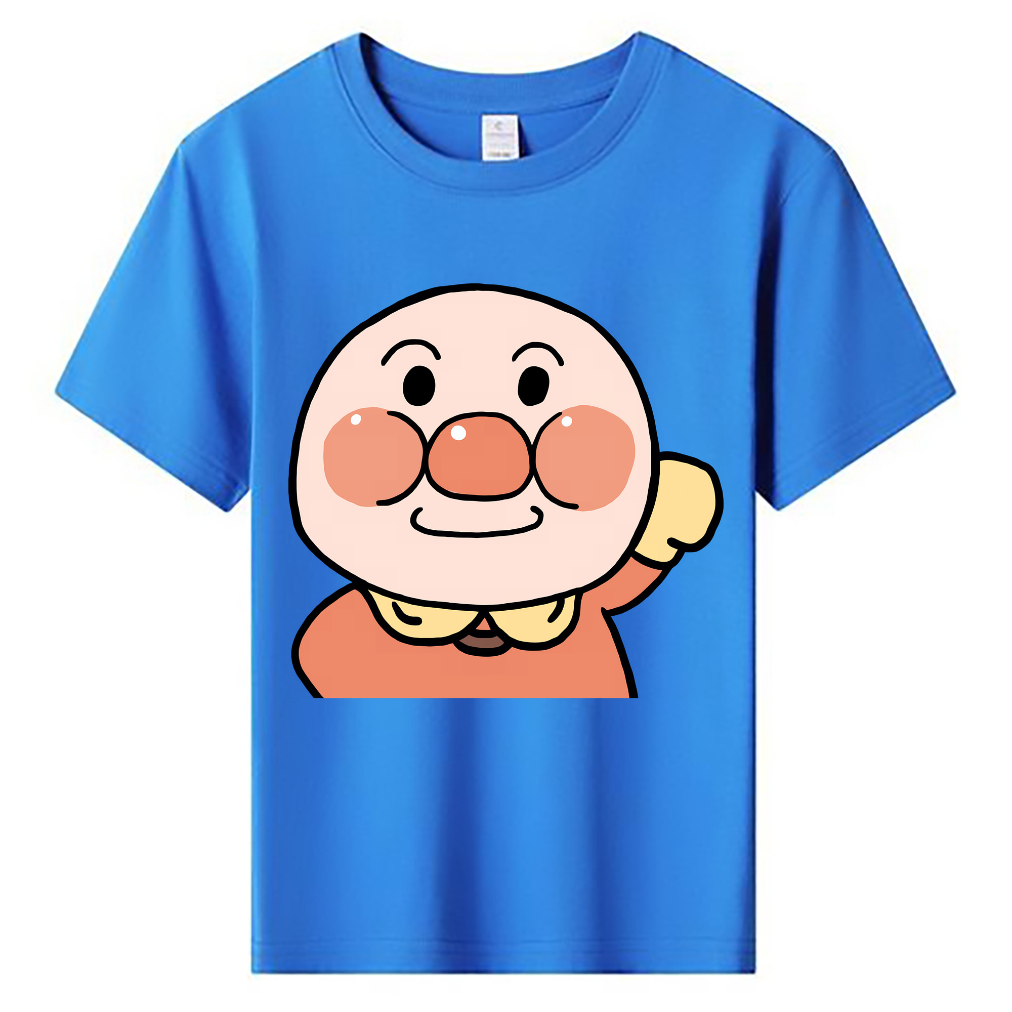 （画像用） アンパンマン Anpanman 綿100％キッズTシャツ（フロントプリント）